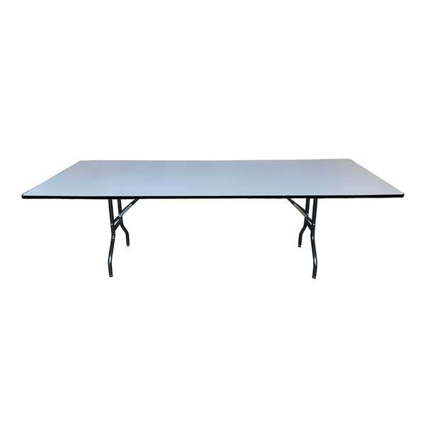 Durafurn Deluxe Banquet Table 2400x900 Rectangle - White