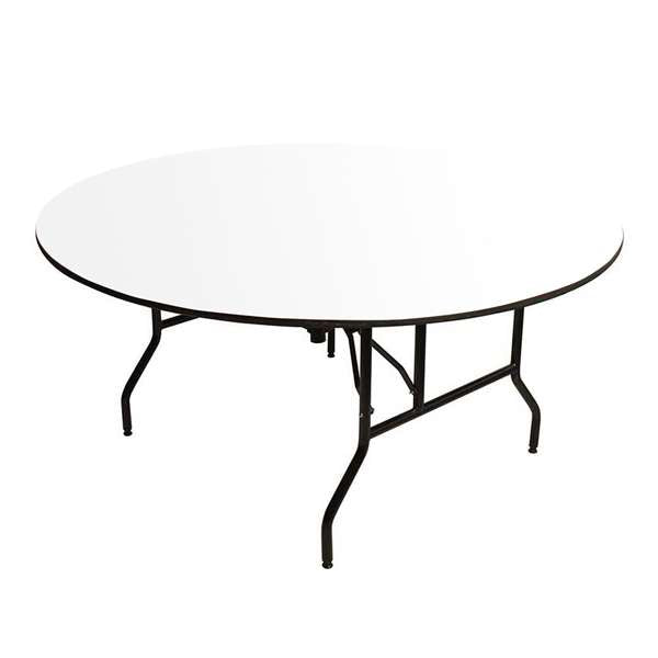 Durafurn Deluxe Banquet Table 1800DIA Round - White