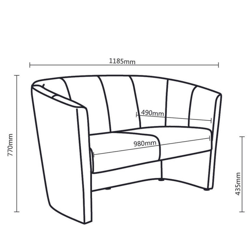 Yarra Tub Chair Double