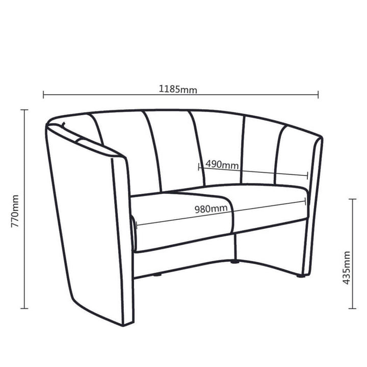 Yarra Tub Chair Double