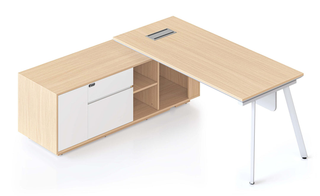 Casa Executive Desk & Cabinet