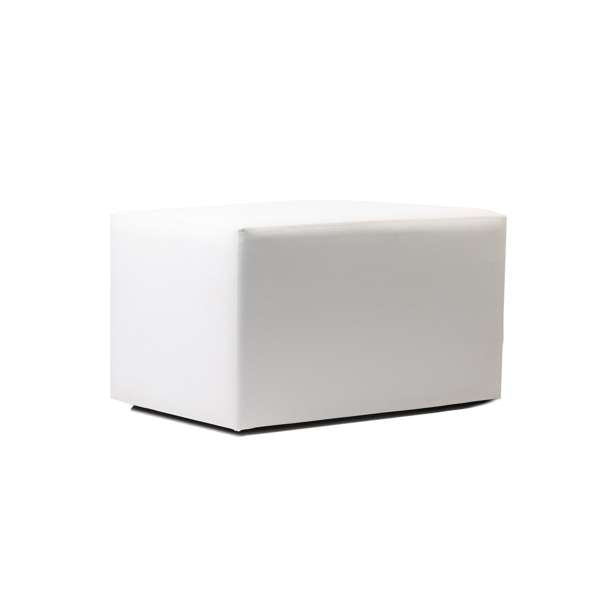 Durafurn Ottoman Rectangle - White