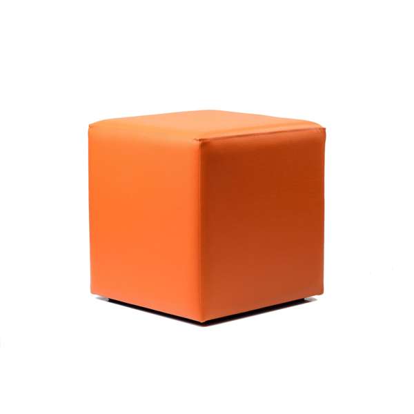 Durafurn Ottoman Cube - Orange