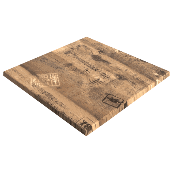 Werzalit Ex Works 800mm Square Duratop by SM France