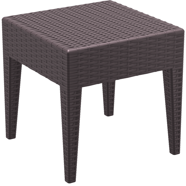 Siesta Miami (Tequila) Side Table - Chocolate