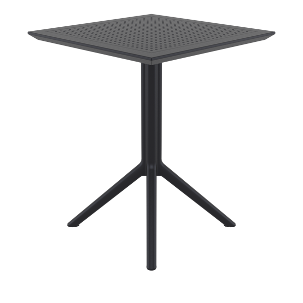 Siesta Sky Folding Table 60 Square - Black