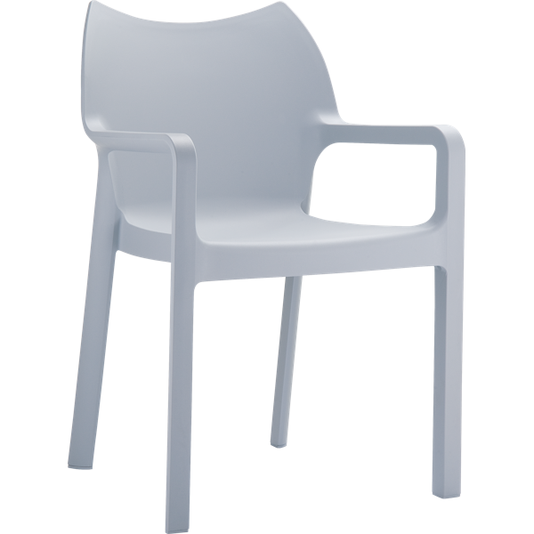 Siesta Diva Arm Chair - Silver Grey