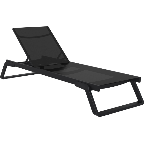 Siesta Tropic Sun Lounger Black