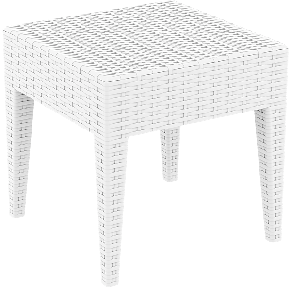 Siesta Miami (Tequila) Side Table - White