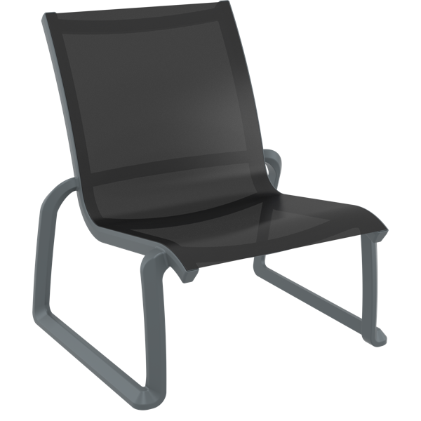 Siesta Pacific Lounge Chair - Anthracite/Black