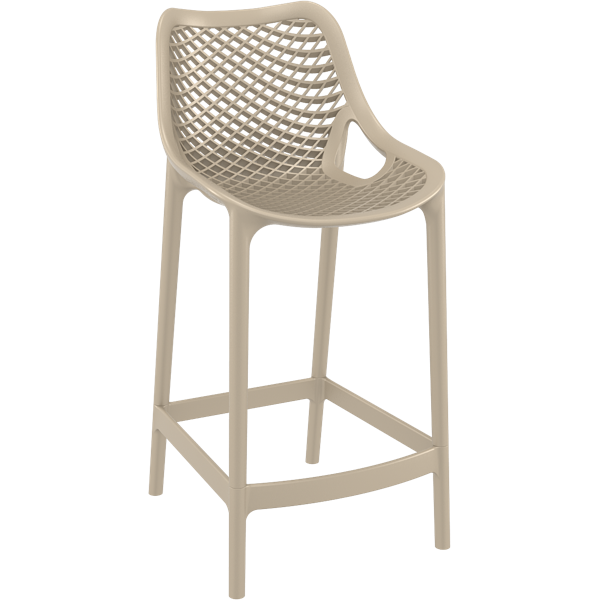 Siesta Air Bar Stool  65cm (Counter Height) - Taupe