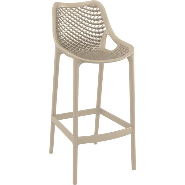Siesta Air Bar Stool 75cm (Dry Bar Height) (Dry Bar Height) - Taupe
