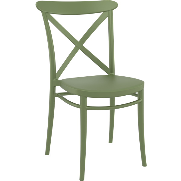 Siesta Cross Chair - Olive Green