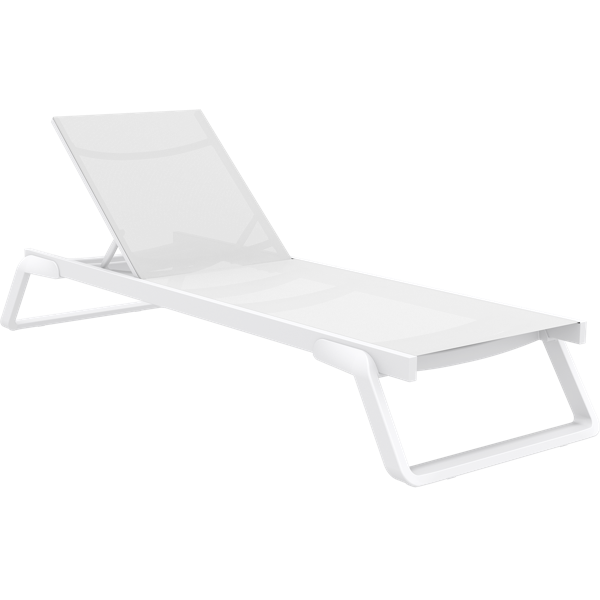 Siesta Tropic Sun Lounger White