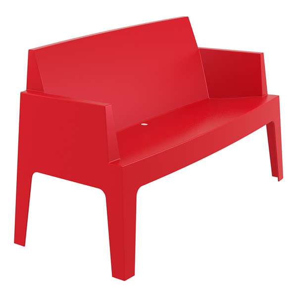 Siesta Box Sofa - Red
