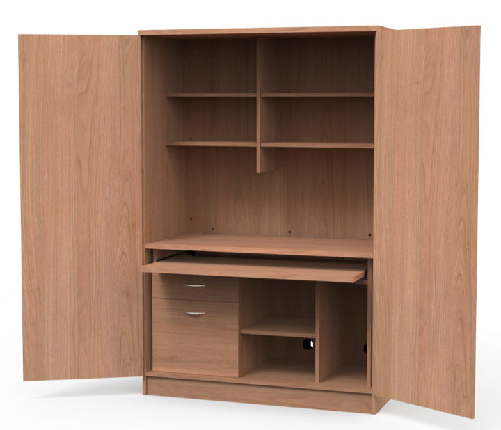 Excel Armoire Storage Cupboard Desk