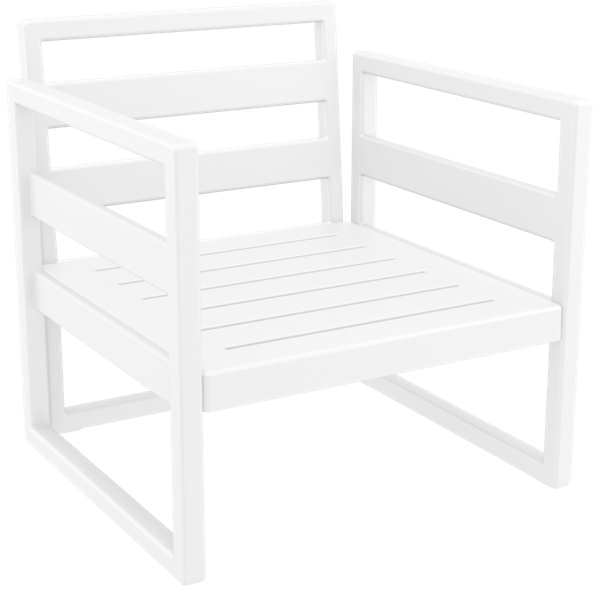 Siesta Mykonos Lounge Arm Chair - White