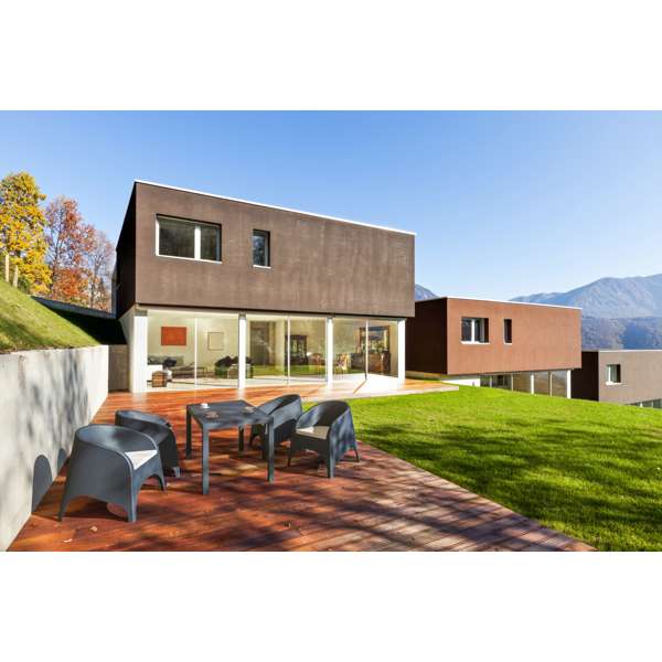 Siesta Orlando 140 Table Aruba Arm Chair 4 Seat Package - White