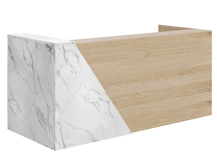 Mies Bevel End Reception Counter Desk