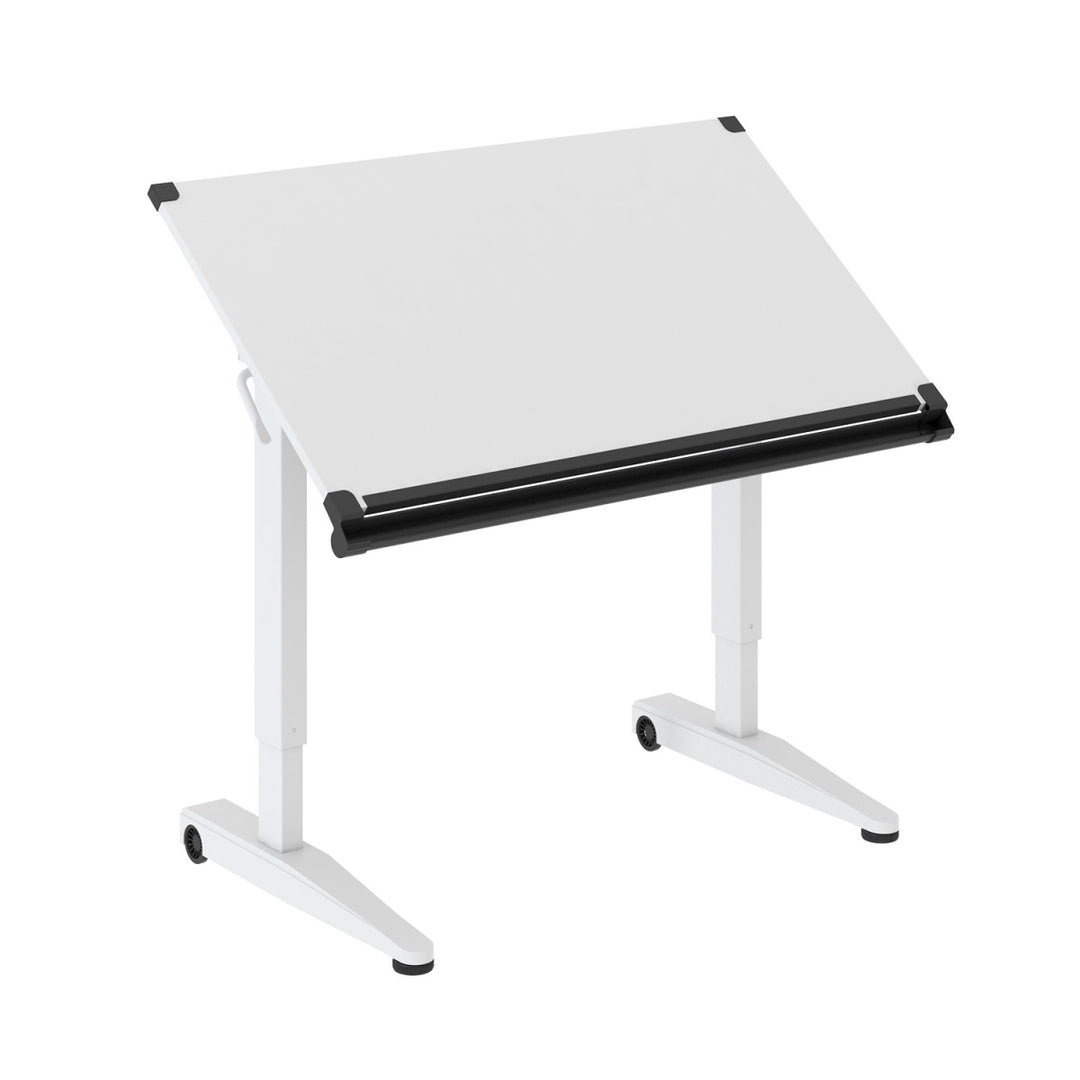 VERSARISE Pneumatic Height Adjustable Flip Drawing/Drafting Table