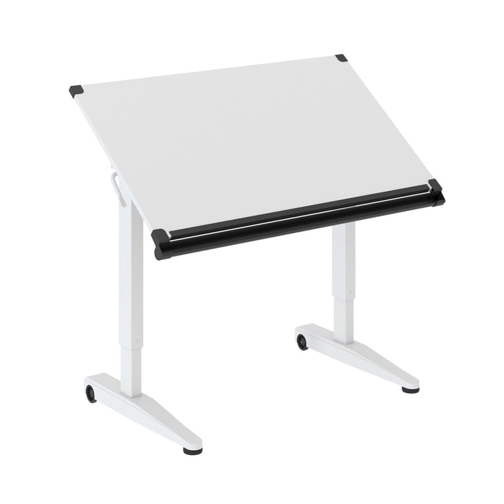 VERSARISE Pneumatic Height Adjustable Flip Drawing/Drafting Table