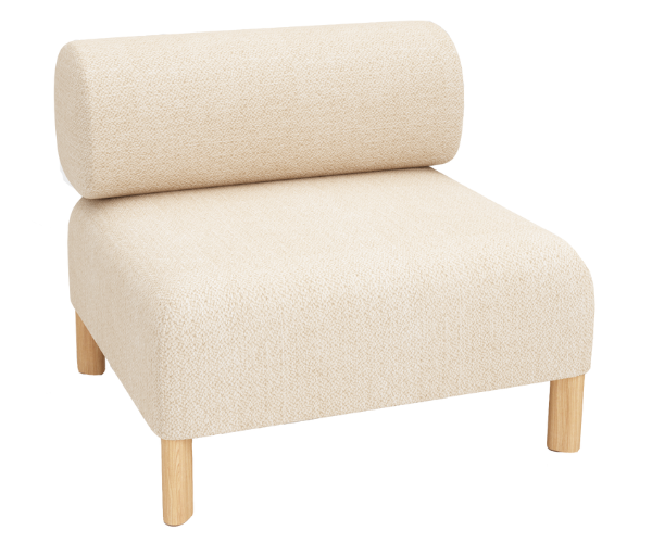 Pebbles Single Seater + 1 Backrest
