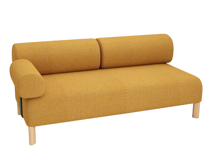 Pebbles 2 Seater + 2 Backrests + 1 Armrest