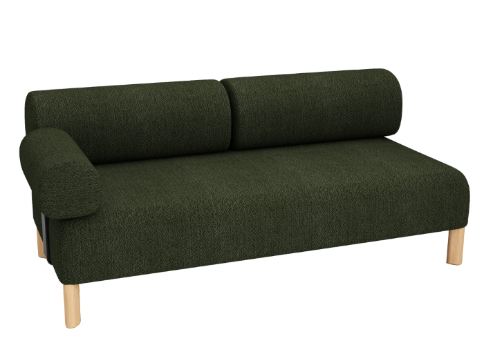 Pebbles 2 Seater + 2 Backrests + 1 Armrest