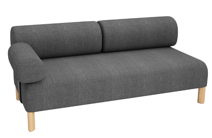 Pebbles 2 Seater + 2 Backrests + 1 Armrest