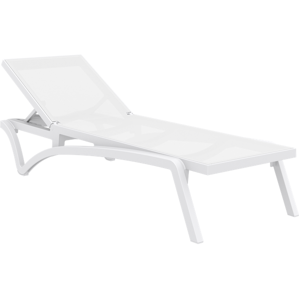 Siesta Pacific Sun Lounger - White/White