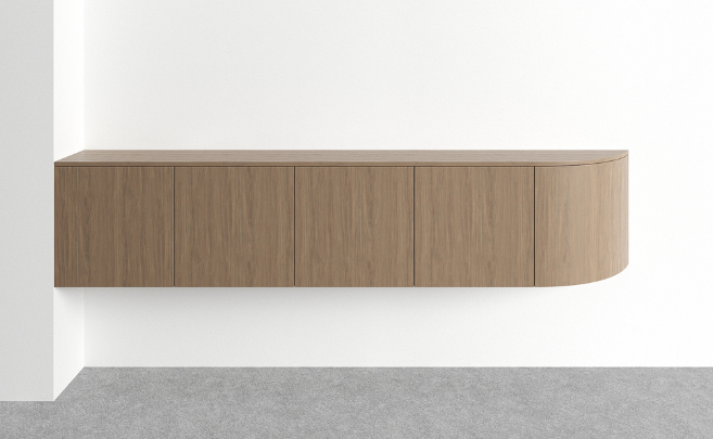 Half Curved Floating Storage