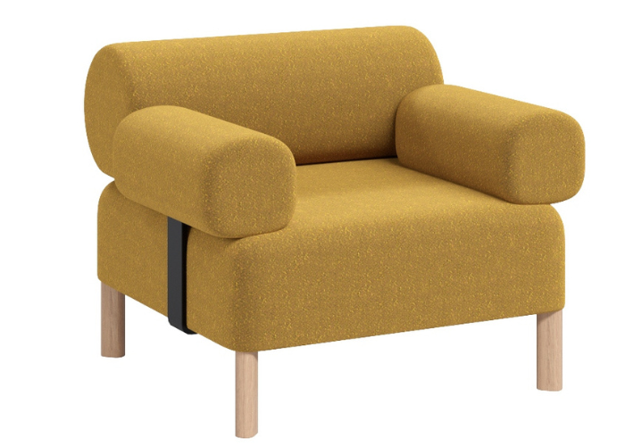 Pebbles Single Seater + 1 Backrest + 2 Armrests