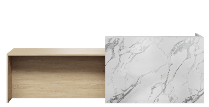 Split Mobility Reception Counter Desk