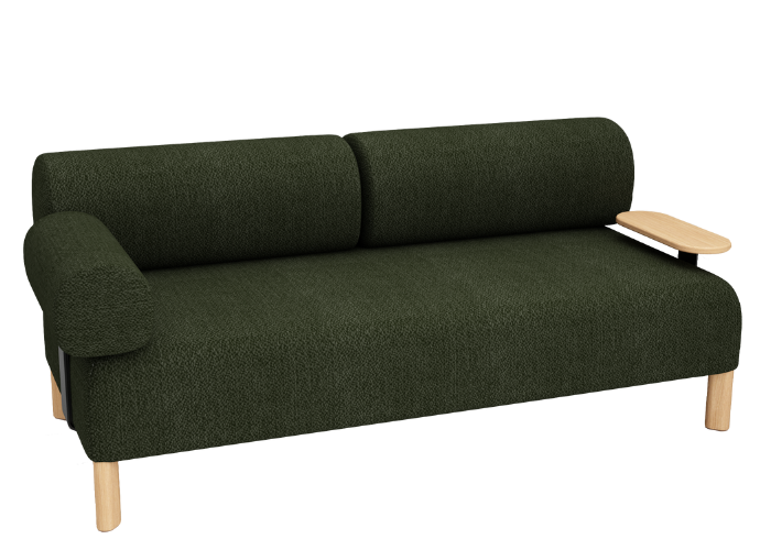 Pebbles 2 Seater + 2 Backrests + 1 Armrest + Table