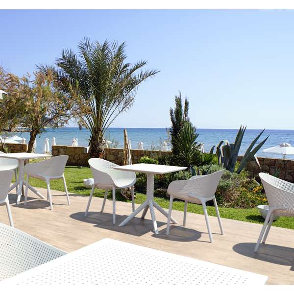 Siesta Sky Table 70/Sky Chair 2 Seat Package - Anthracite