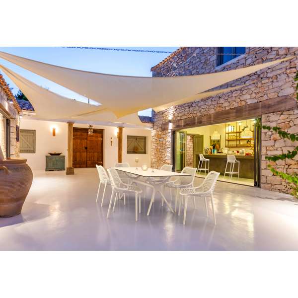 Siesta Air Table 180/Air Chair  6 Seat Package - White