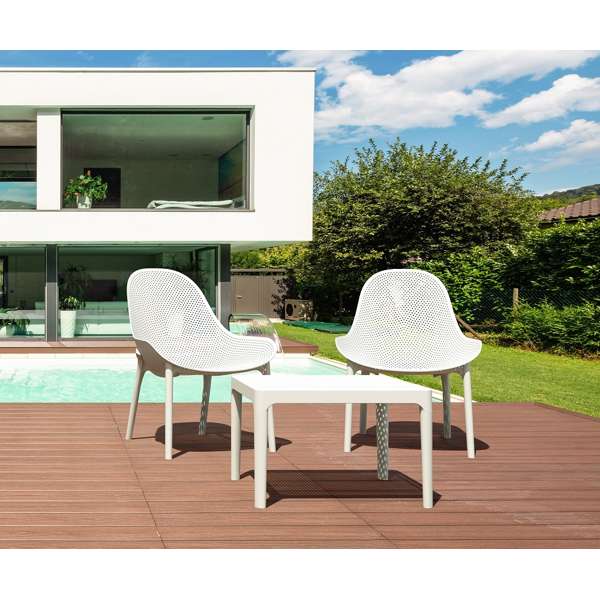 Siesta Sky Lounge/Sky Side Table 2 Seat Package - Mango