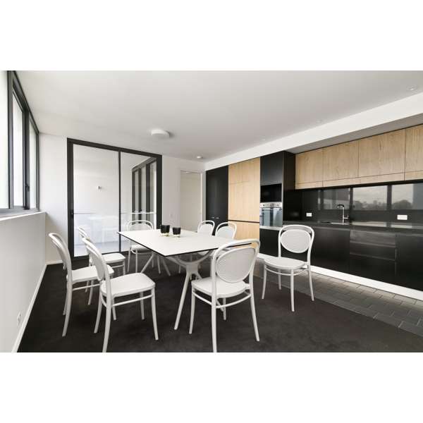 Siesta Air Table 180/Marcel Chair 8 Seat Package - White