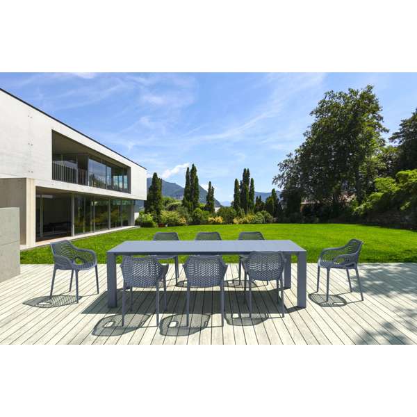 Siesta Vegas XL Table/Air XL Arm Chair  8 Seat Package - Anthracite