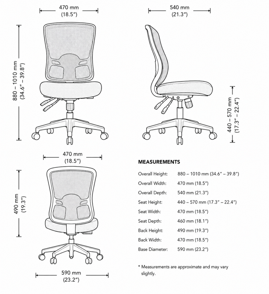 Aero Fully Ergonomic Mesh Office Chair