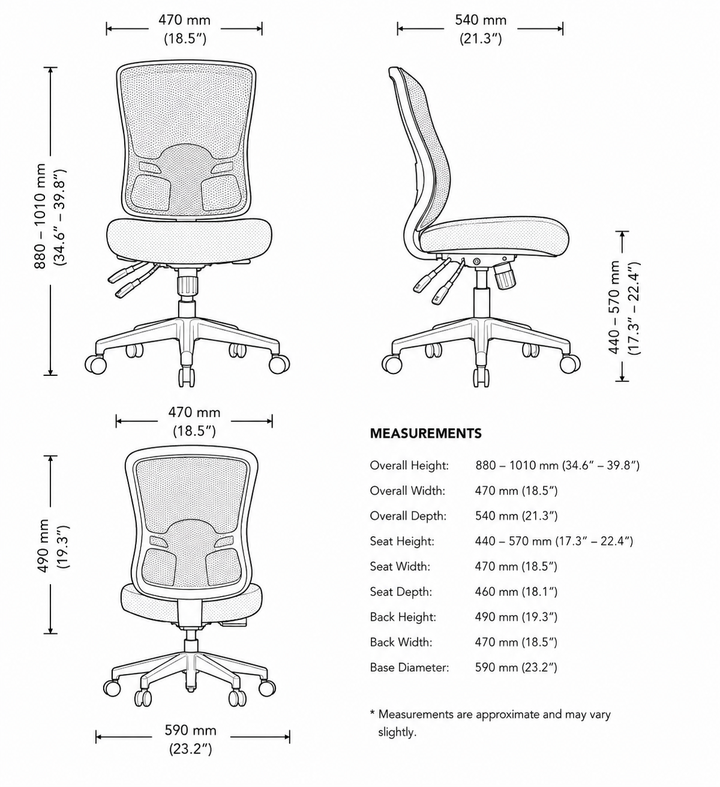 Aero Fully Ergonomic Mesh Office Chair