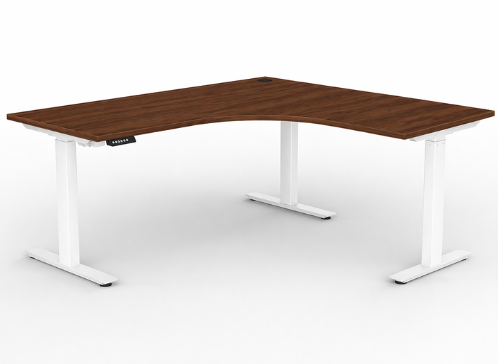 Alpine Electric Height Adjustable Sit Stand Workstation Desk