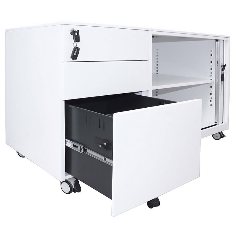 Commercial Mobile Pedestal Storage Caddy