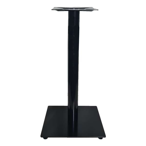 Durafurn Coolum Bar Height Square Base 420x420 - Black (3 to 6 week approx. lead-time)
