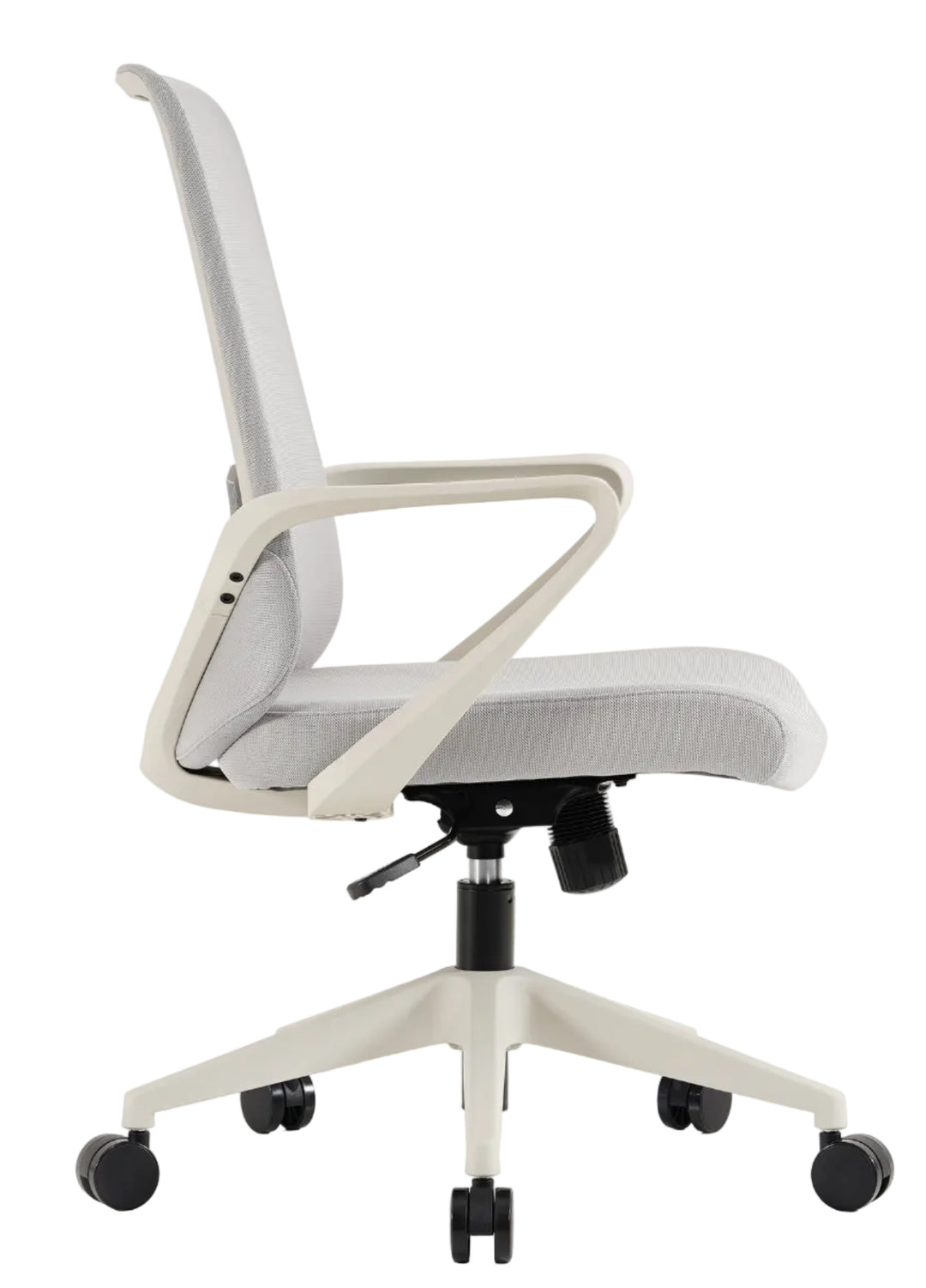 Luna Ergonomic Mesh Gaslift Office Chair White