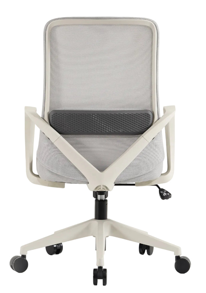 Luna Ergonomic Mesh Gaslift Office Chair White