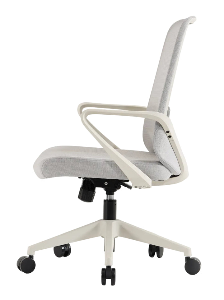 Luna Ergonomic Mesh Gaslift Office Chair White