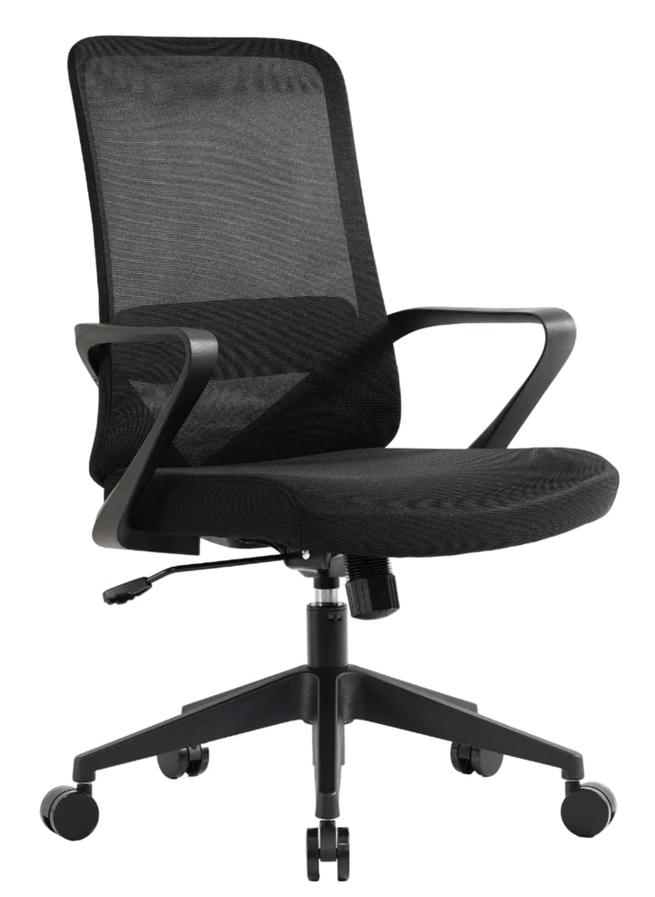 Luna Ergonomic Mesh Gaslift Office Chair Black