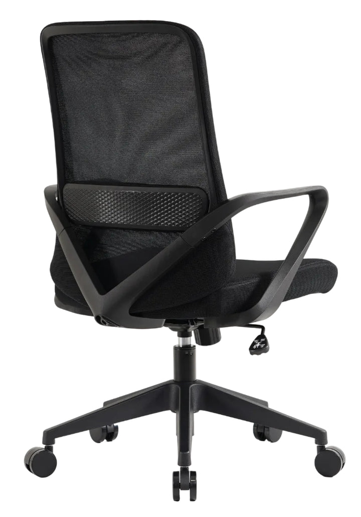 Luna Ergonomic Mesh Gaslift Office Chair Black