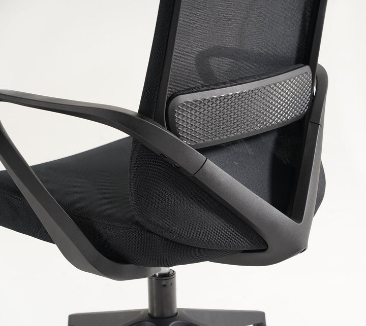Luna Ergonomic Mesh Gaslift Office Chair Black